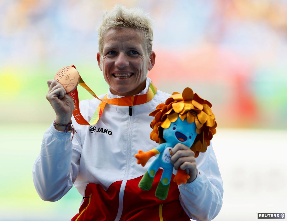 Marieke Vervoortová s bronzovou medailou z OH v...