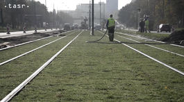 Meškajúca karloveská magistrála sa zazelenala. Pozrite si video 