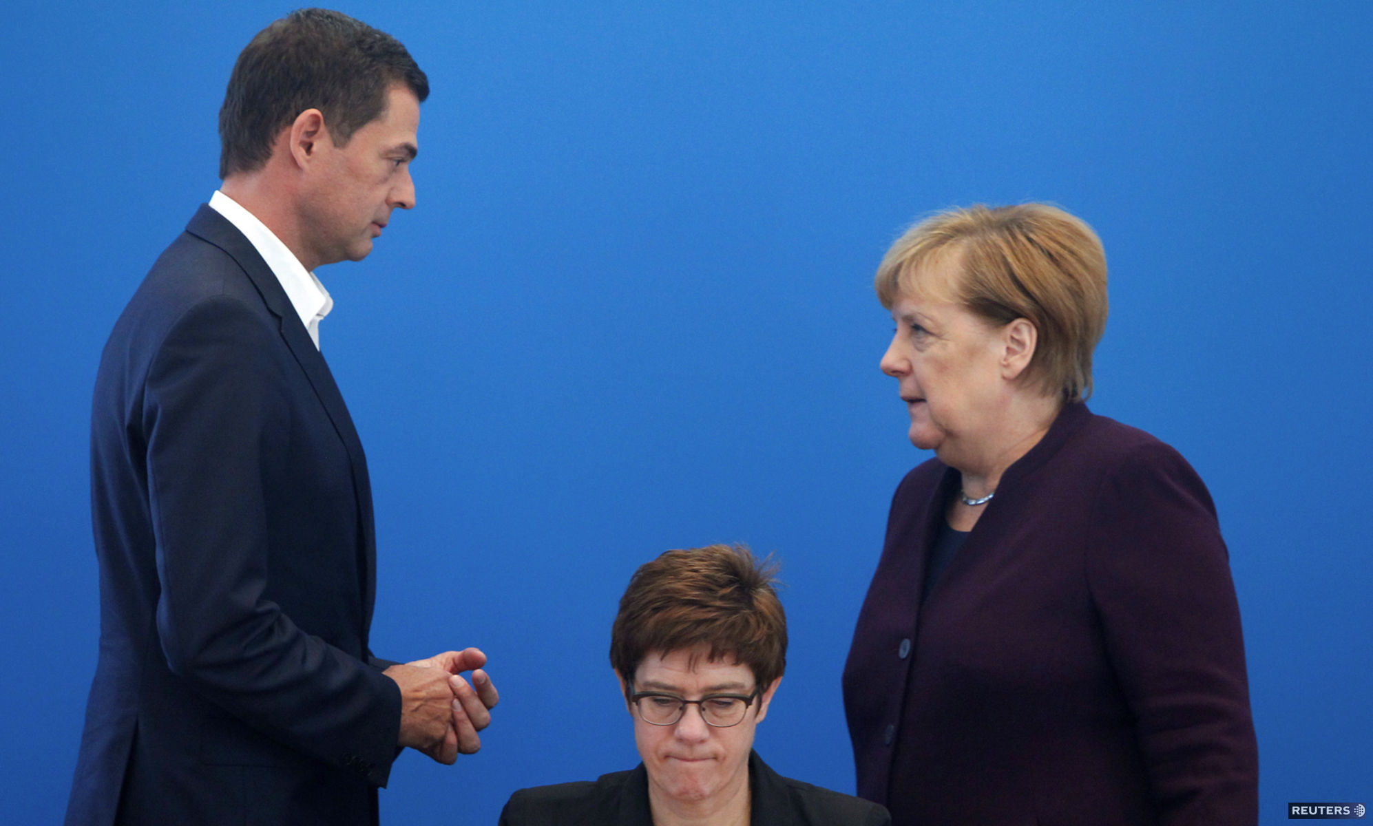 Líderka CDU Annegret Krampová-Karrenbauerová...