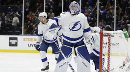 Tampa zdolala Carolinu 3:0, shutouty Vasilevského a Chudobina
