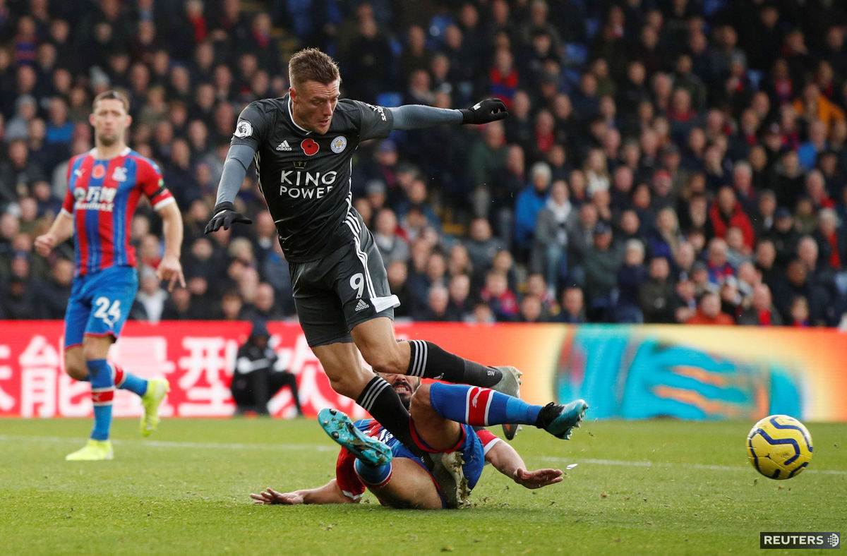 Jamie Vardy z Leicestru.