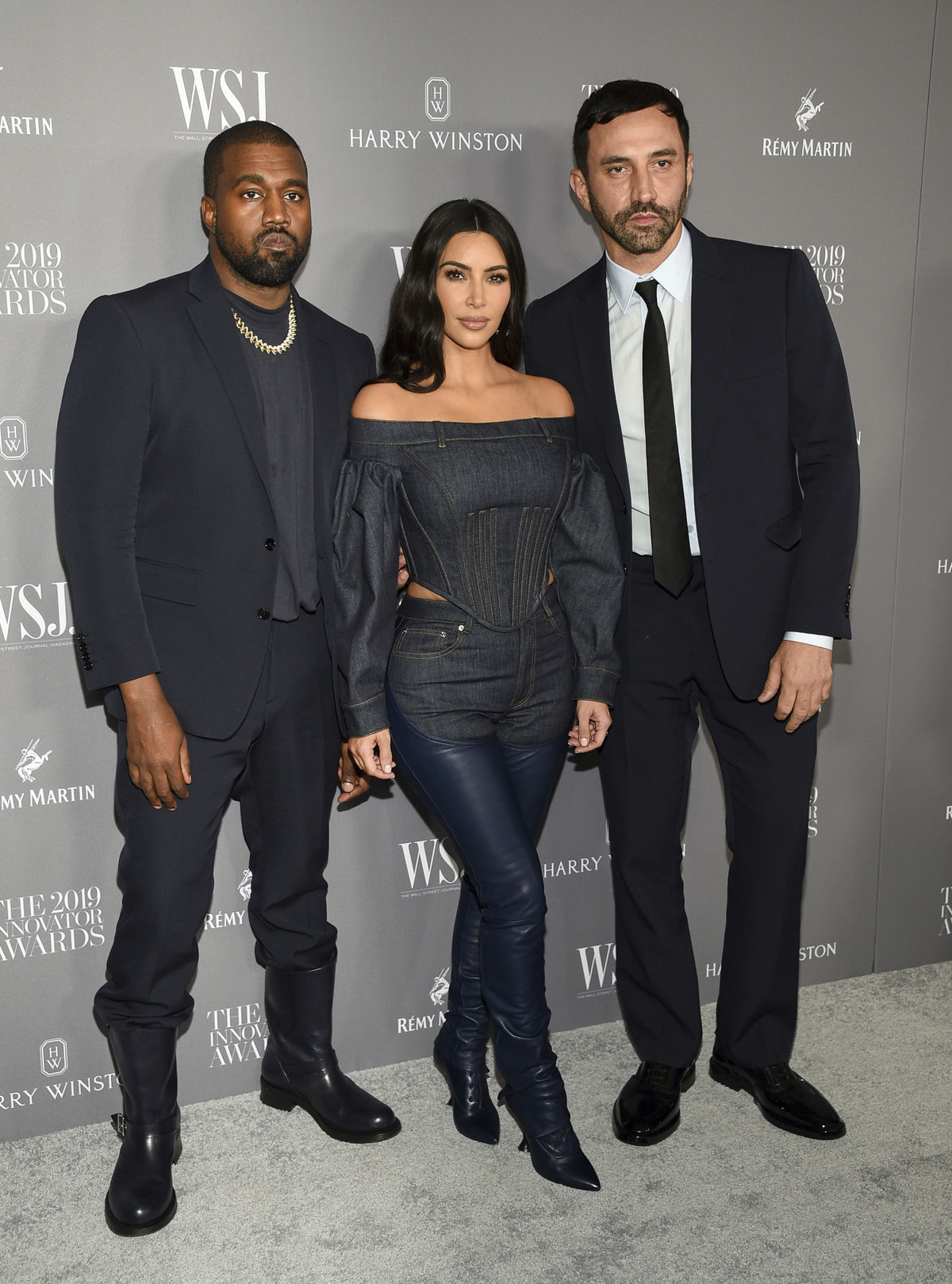 Raper a podnikateľ Kanye West (vľavo), jeho...
