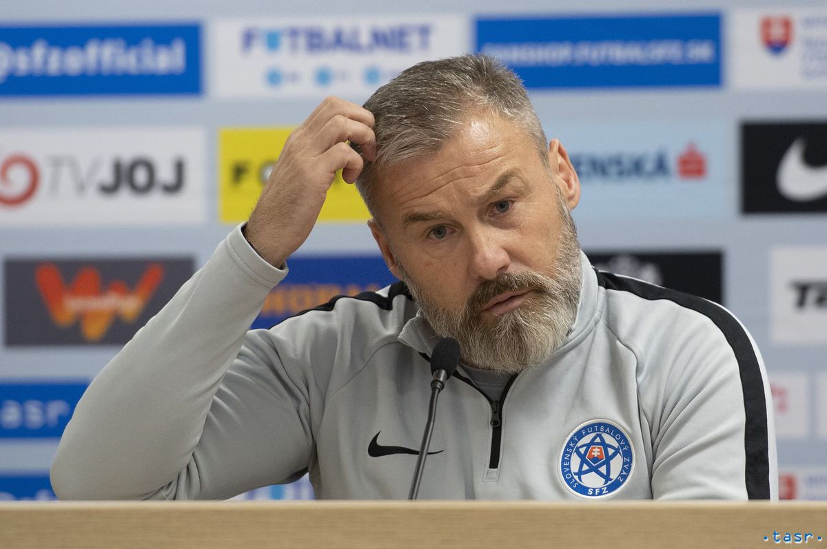 Tréner slovenských futbalistov Pavel Hapal.