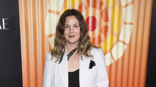 Herečka Drew Barrymore na charitatívnom...