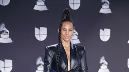 Speváčka Alicia Keys na vyhlásení cien Latin Grammy Awards.