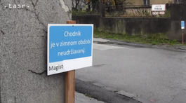 V Košiciach osadili tabule označujúce chodníky vyňaté zo zimnej údržby