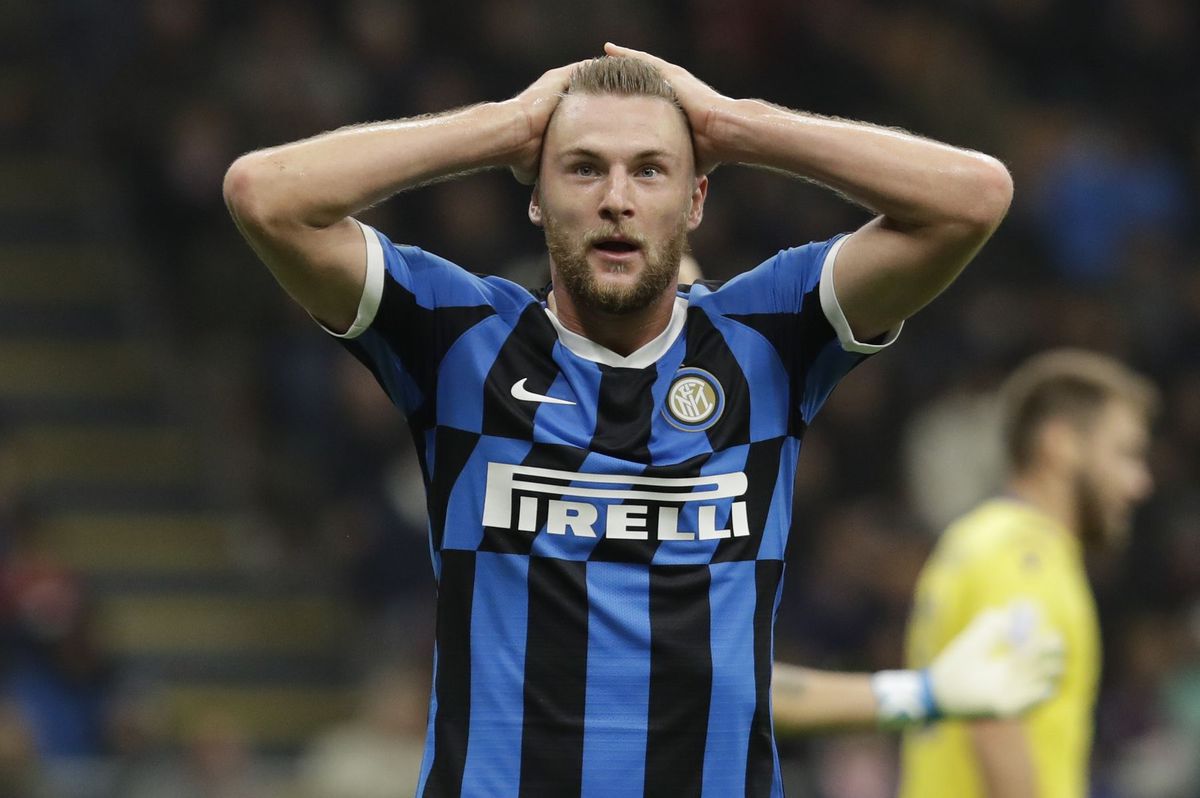 Milan Škriniar v drese Interu Miláno.