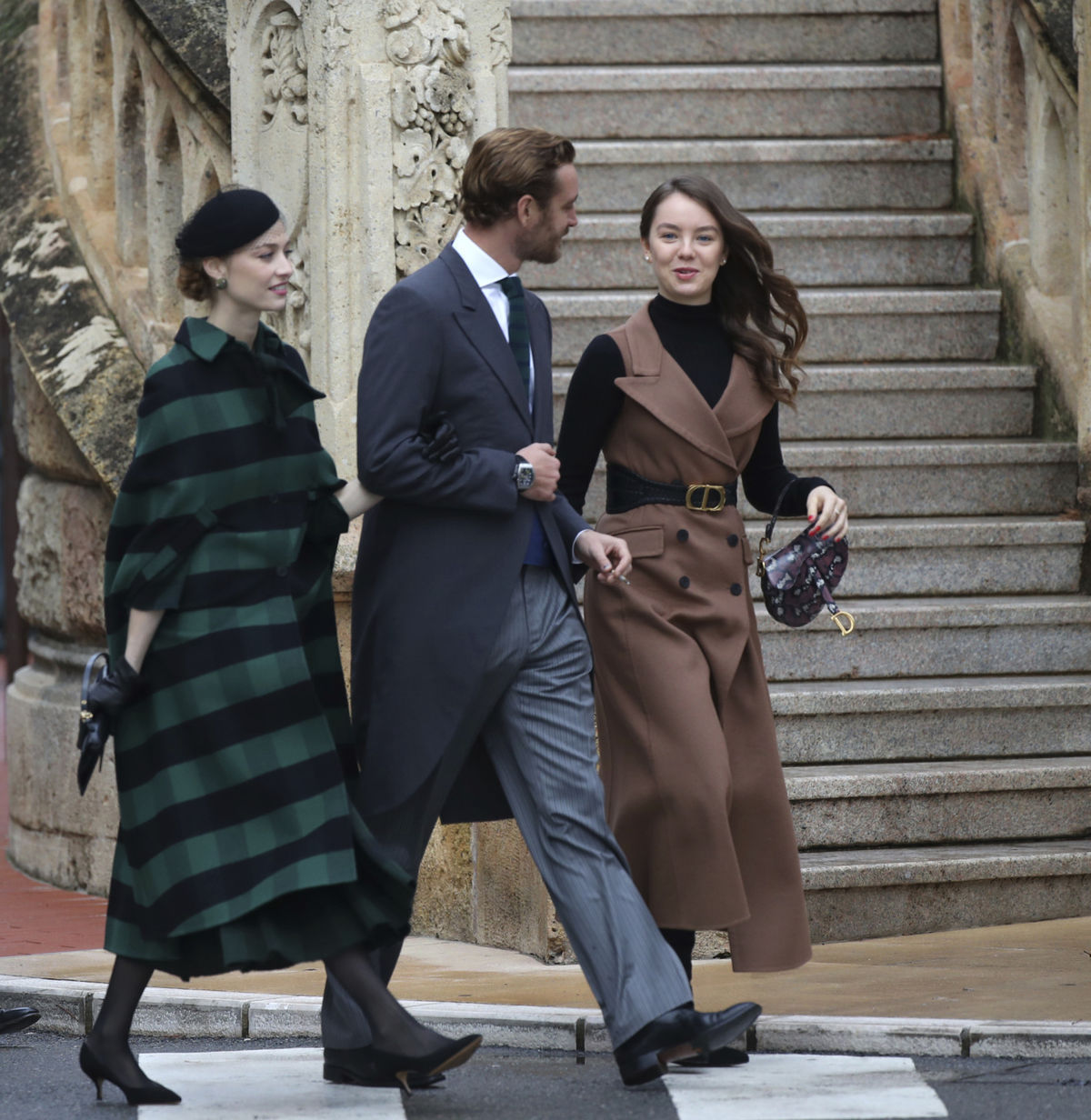 Zľava: Beatrice Borromeo, jej manžel Pierre...