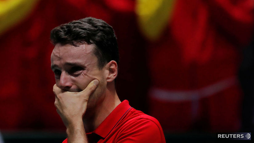 Roberto Bautista-Agut oslavuje prvý španielsky...