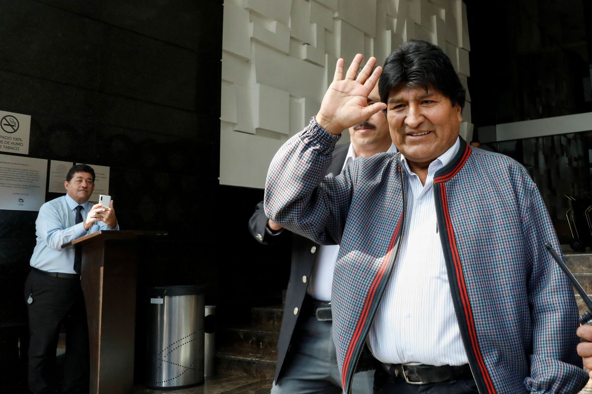 Bývalý boíivijský prezident Evo Morales po...