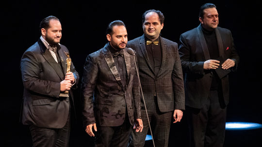 Ocenené hudobné kvarteto Janoska Ensemble. 