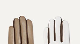 Predĺžené dámske kožené rukavice Isabel Marant. Predávajú sa za 248,50 eura na stránke Net-a-porter.com.