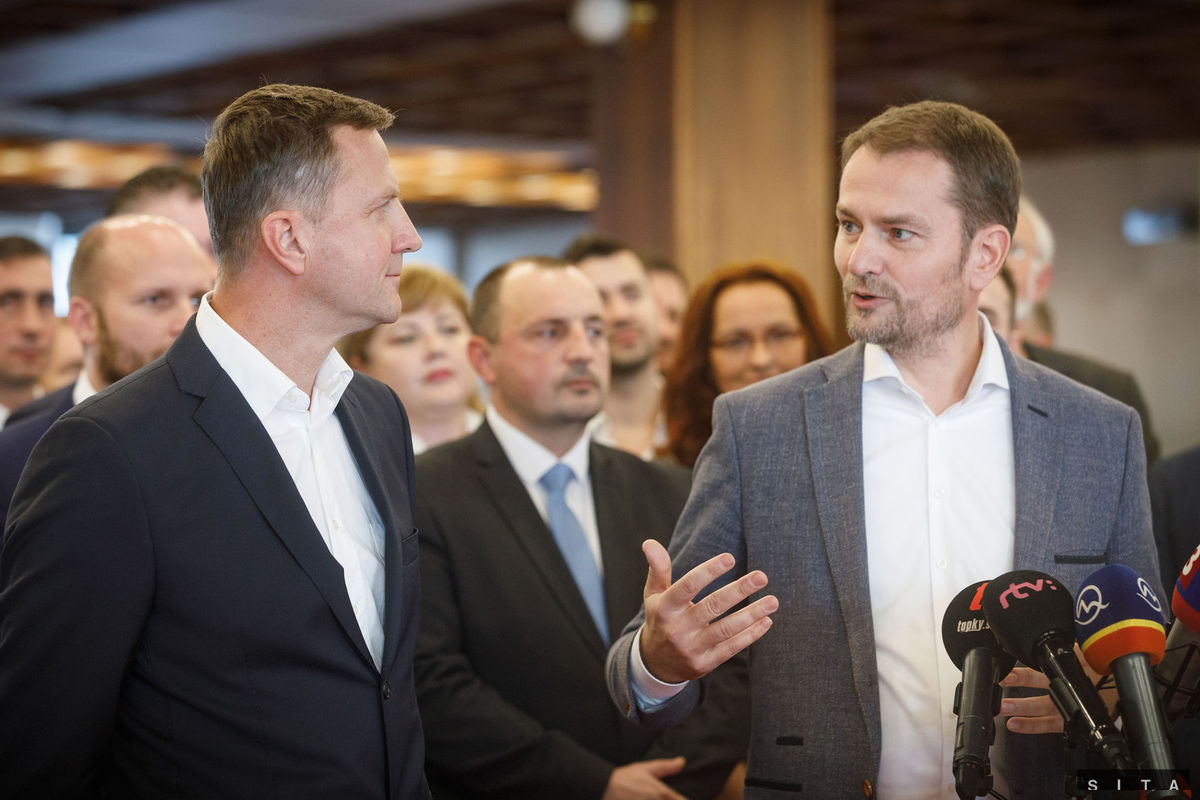 Igor Matovič a Karol Kučera.
