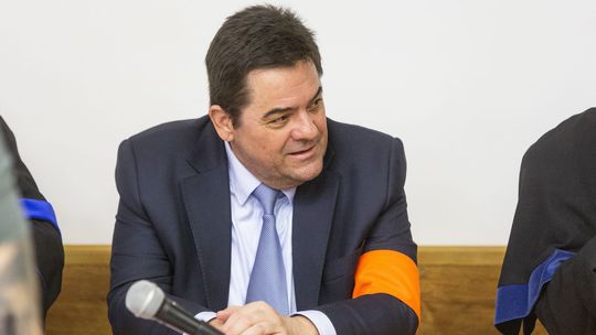 Na snímke obžalovaný Marian Kočner počas...