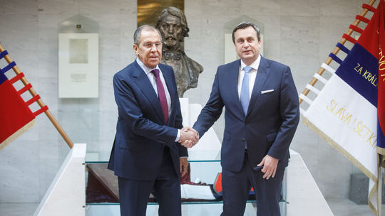 Šef ruskej diplomacie Sergej Lavrov sa stretol s Andrejom Dankom