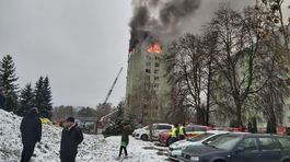 Výbuch plynu v bytovom dome v Prešove požiar hasiči