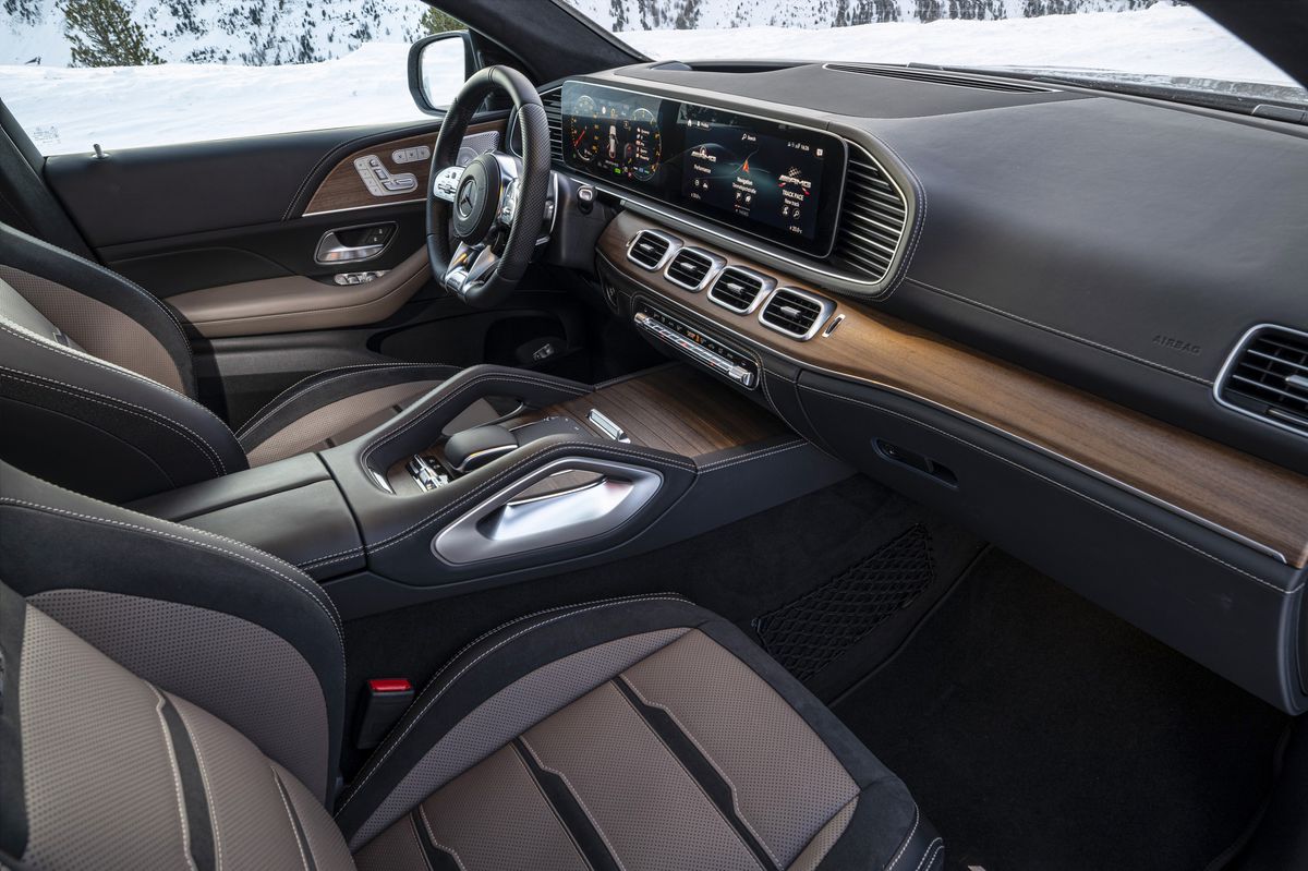 Interiér GLE Coupé zdieľa s modelom GLE.