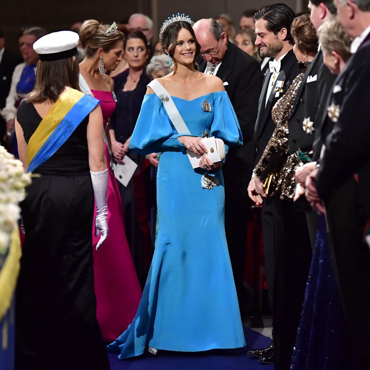 Princezná Sofia počas banketu pri príležitosti...