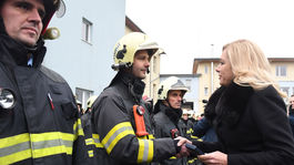 Ministerka Saková ocenila hasičov zasahujúcich po výbuchu plynu