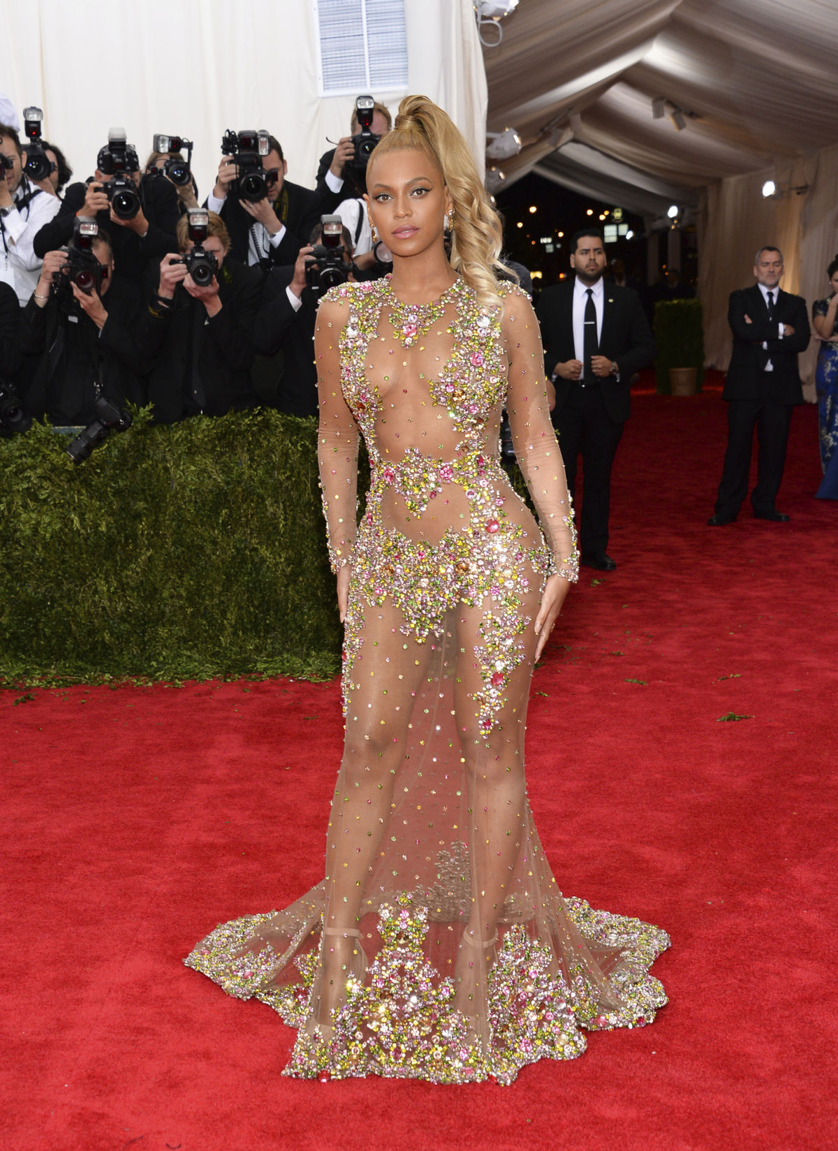 Speváčka Beyonce Knowles na zábere z roku 2015...