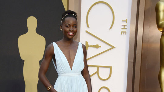Herečka Lupita Nyong'o v roku 2014 na vyhlásení...