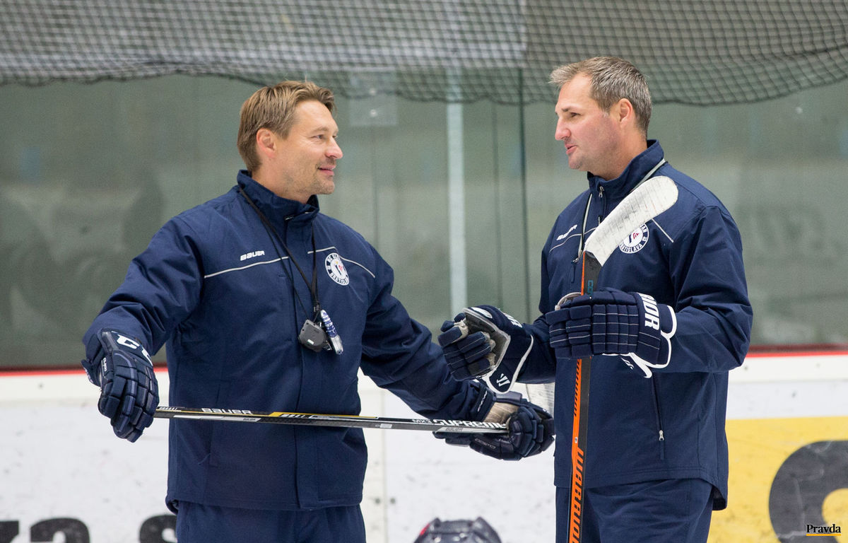 Rudolf Jendek (vpravo) na archívnej snímke.