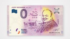 O zberateľskú eurobankovku s vyobrazením Jozefa Bednárika bol obrovský záujem