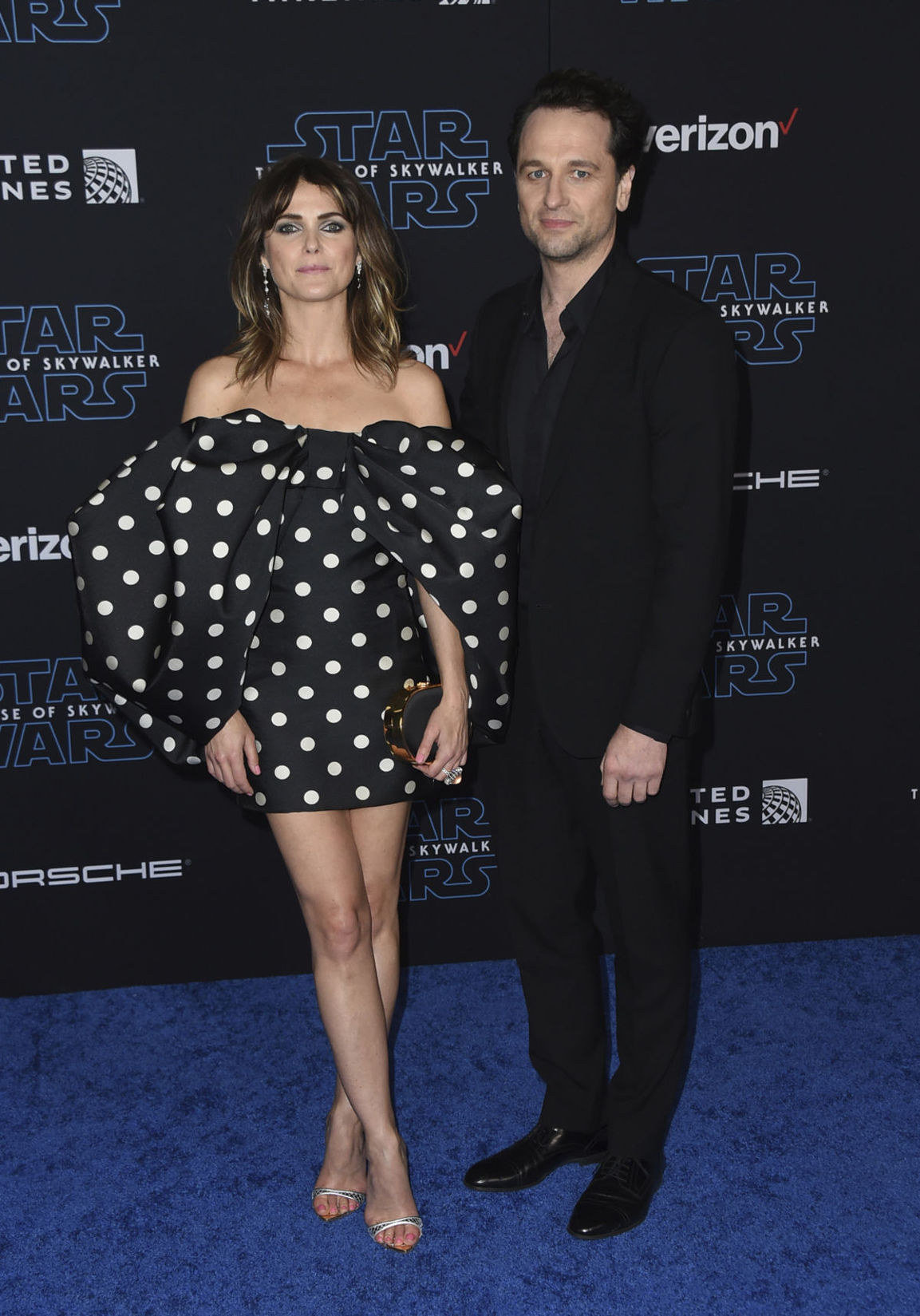 Herečka Keri Russell a jej manžel Matthew Rhys...