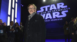 Režisér Steven Spielberg na premiére filmu Hviezdne vojny: Vzostup Skywalkera.