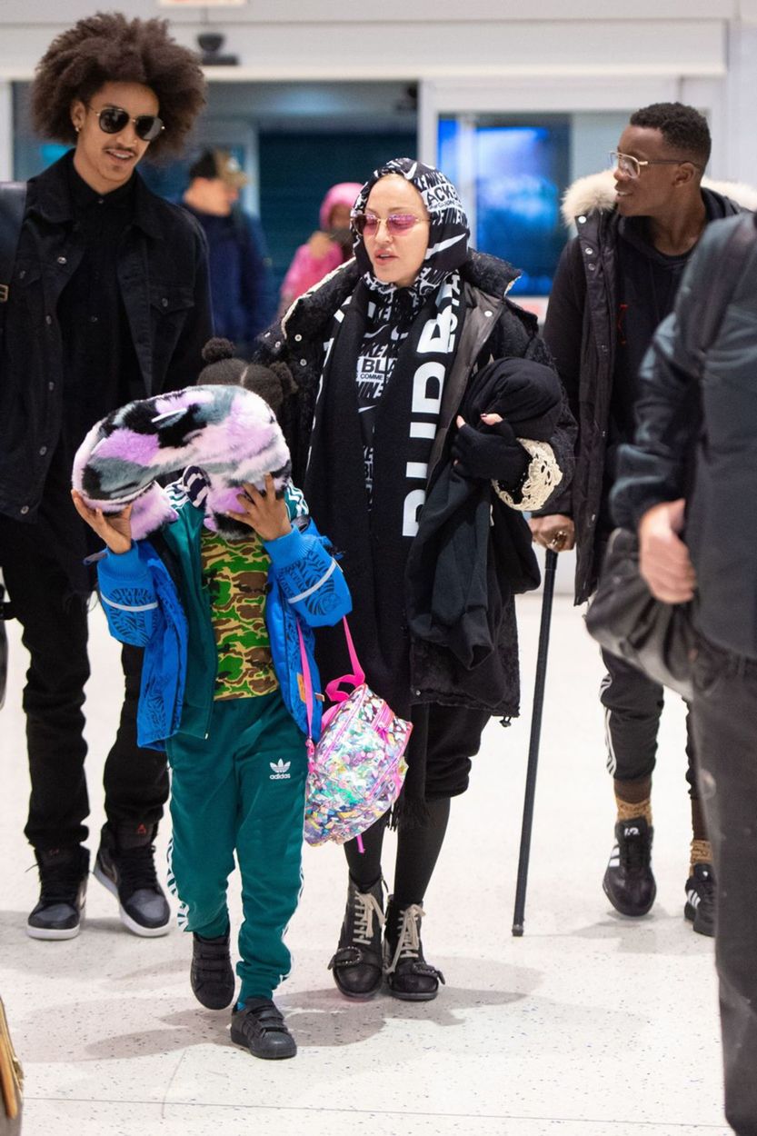 Speváčka Madonna odletela z letiska JFK v New...