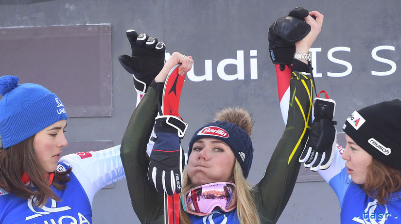 Víťazka nedeľňajších pretekov Mikaela...