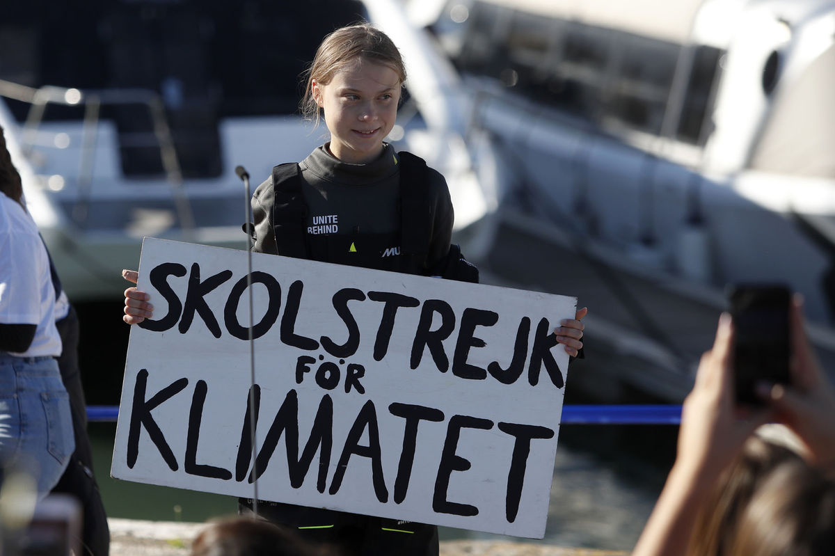 Švédska klimatická aktivistka Greta Thunbergová.