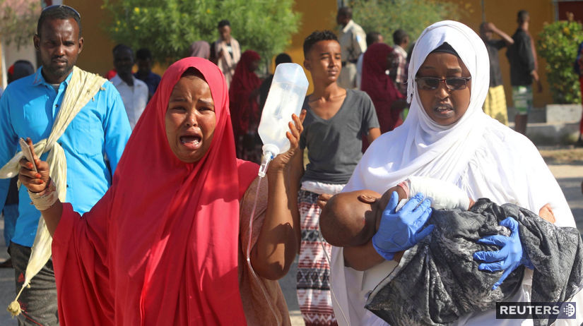 žena dieťa, somálsko, útok, terorizmus, mogadišo
