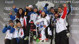 Chorvátsko Záhreb SR lyžovanie SP slalom 2. kolo