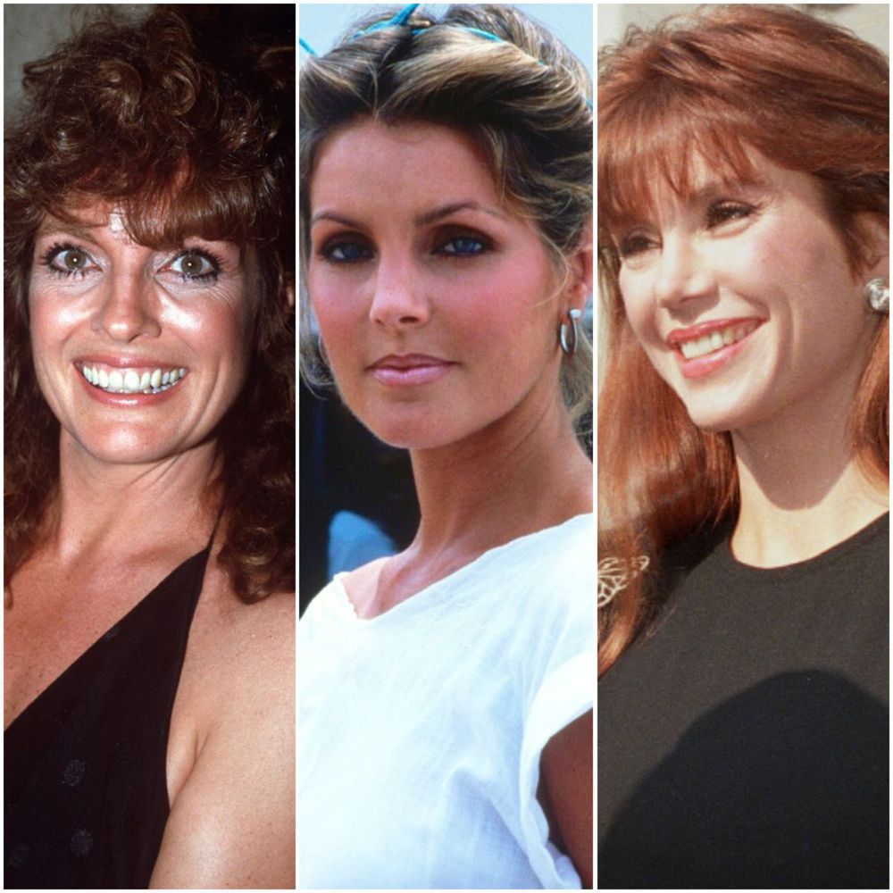 Zľava: Linda Gray, Priscilla Presley a...