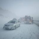 dopravná nehoda hromadná severná D1 diaľnica sneh cesta