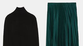 Bez Cena roláka 19,95 eura, cena sukne 25,95 eura - predáva Zara. 