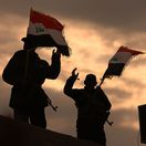 Irak vlajka iracká vojak