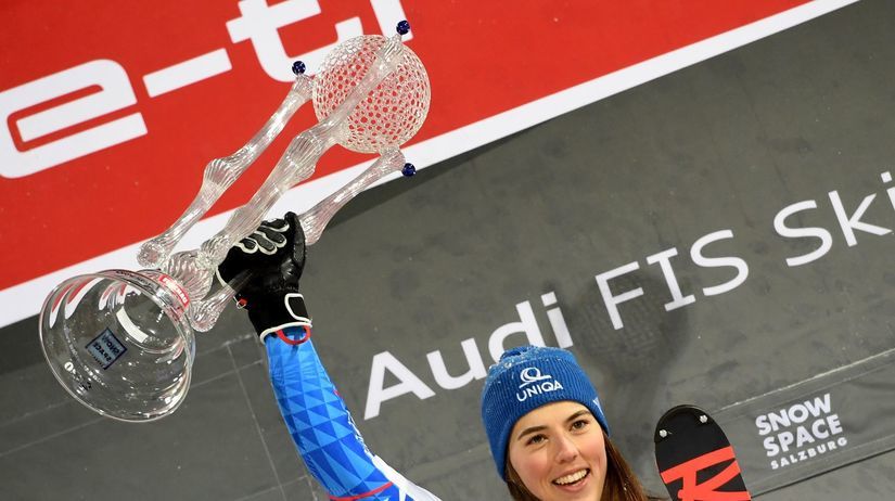 Petra Vlhová opäť získala trofej Salzburskej...