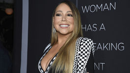 Speváčka Mariah Carey na premiére filmu Tylera Perryho A Fall from Grace.