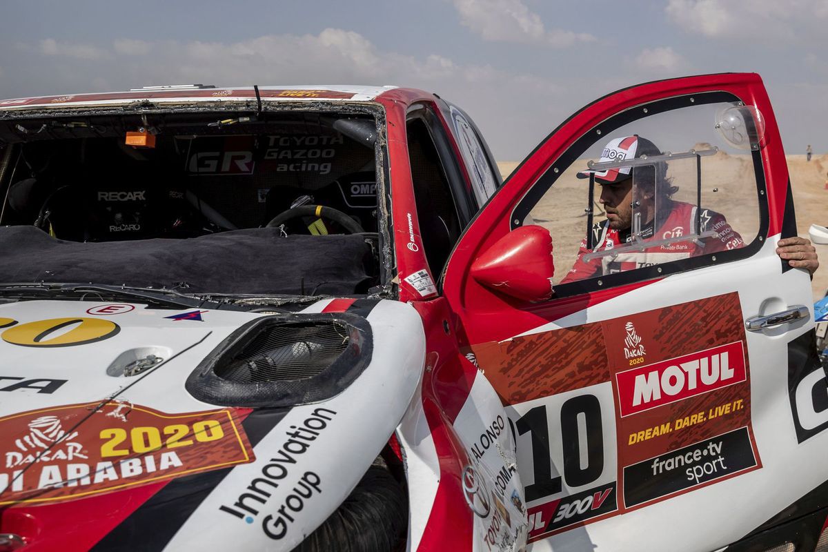 Fernando Alonso na Rely Dakar.