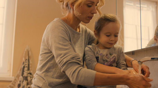 Detská herečka Valentýna Bečková na zábere z...