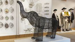 drotárska výstava, Budatínsky hrad, drôtený slon