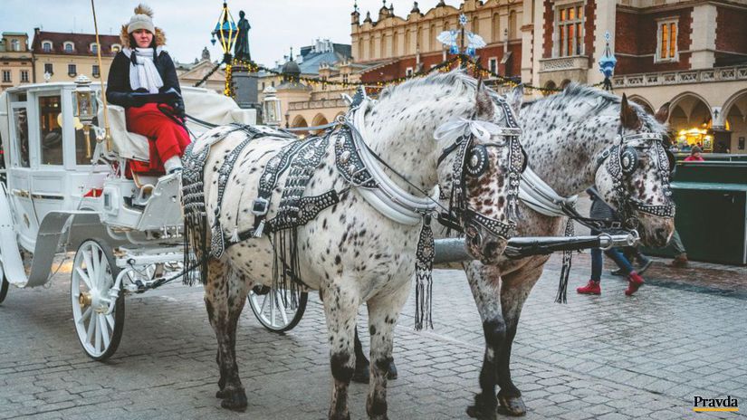 Romantická prehliadka mesta v koči ťahanom...