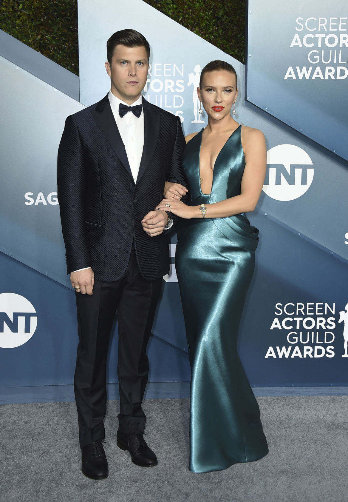 Herečka Scarlett Johansson v kreácii Armani...