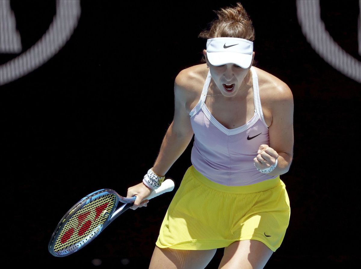 Belinda Bencicová na Australian Open.