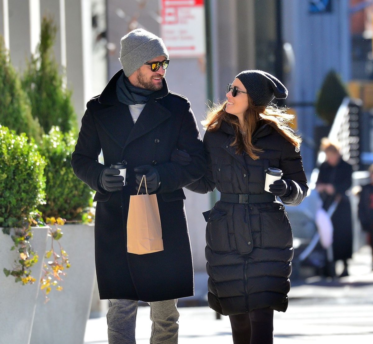 Justin Timberlake a Jessica Biel na prechádzke...