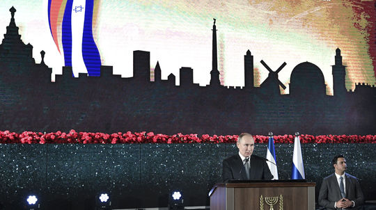 Putin a Netanjahu odhalili pamätník Leningradskej blokády