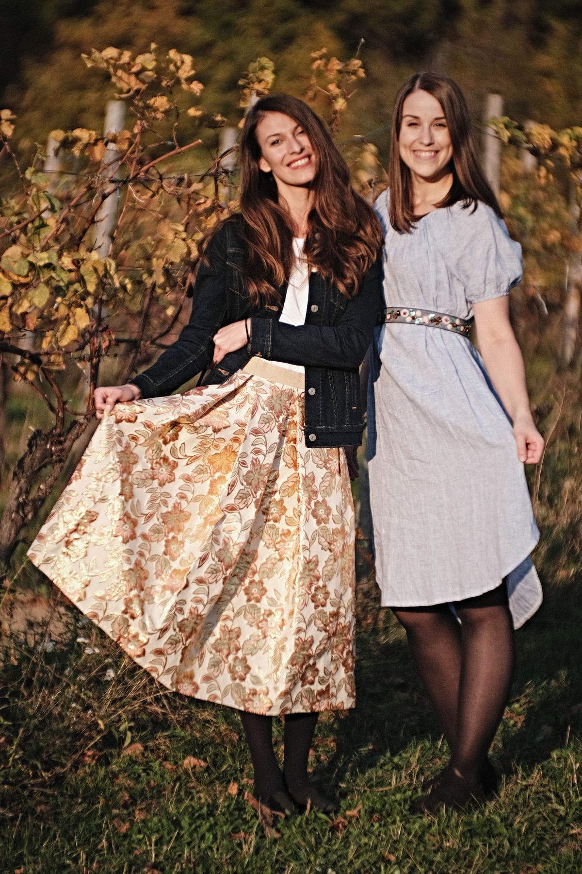 Dominika Horňáková (vľavo) a Eva Stančeková sa...