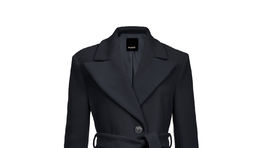 Dámsky elegantný kabát Pinko. Zlacnený z 518 eur na 258 eur. 
